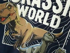 Print af Jurassic world print på mørkeblå sweatshirt fra Name it navy blazer 13240637